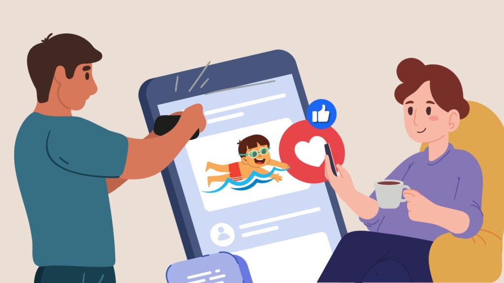 Veröffentlichen Eltern Bilder und Videos ihrer Kinder im Internet und in den sozialen Medien, spricht man von «Sharenting»